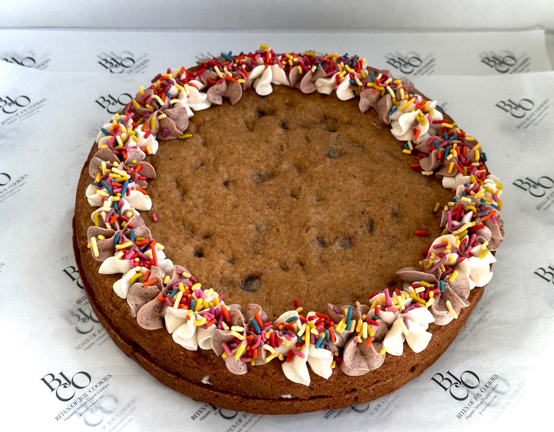 Giant Cookie Cake Covered in Cookies